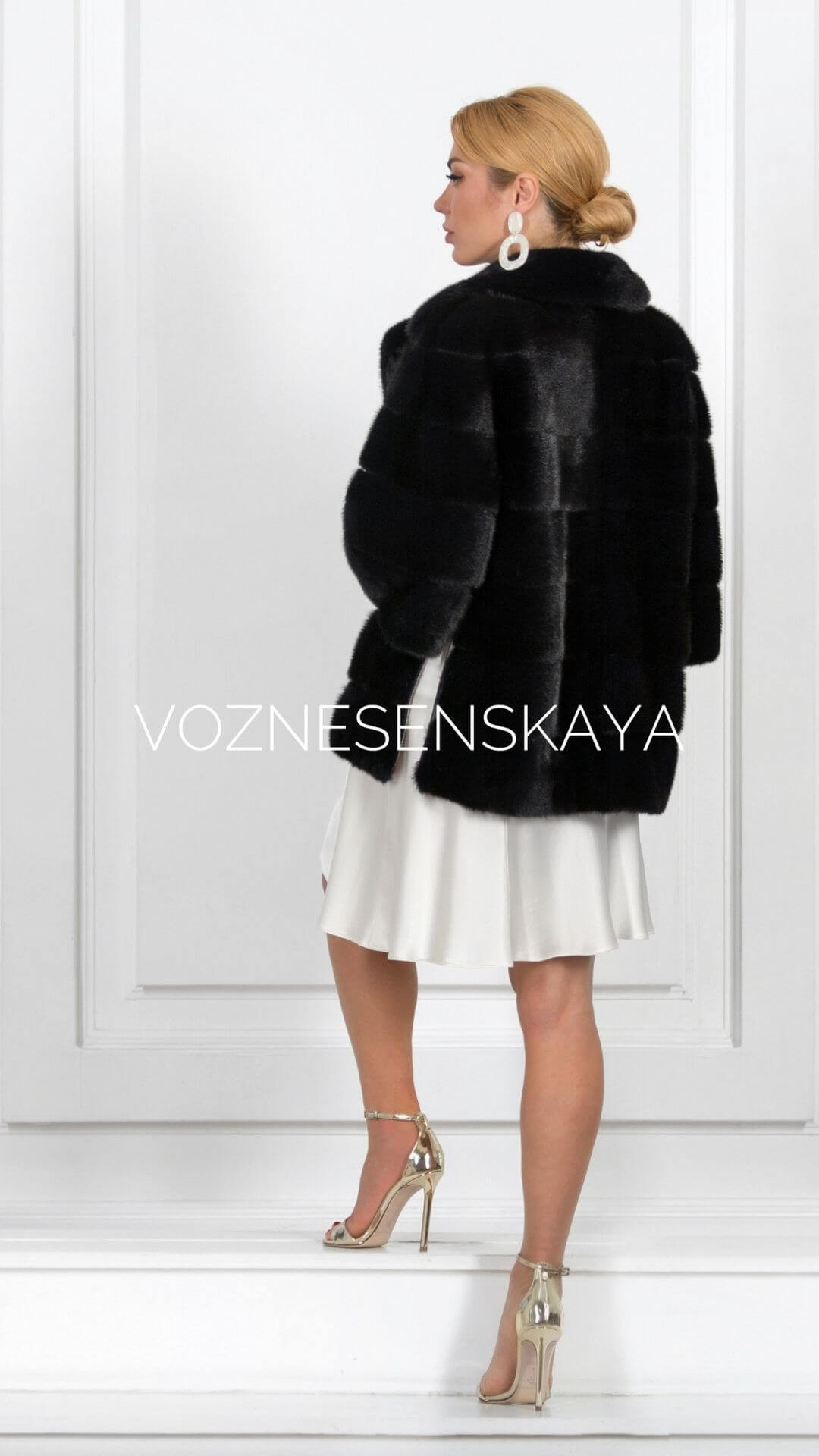 How to alter an old mink coat photo