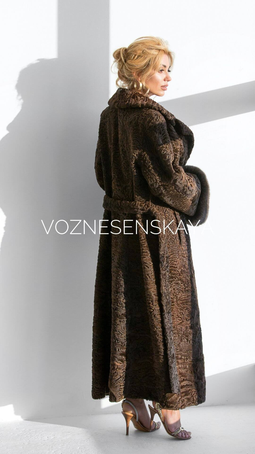 Sew an astrakhan fur coat